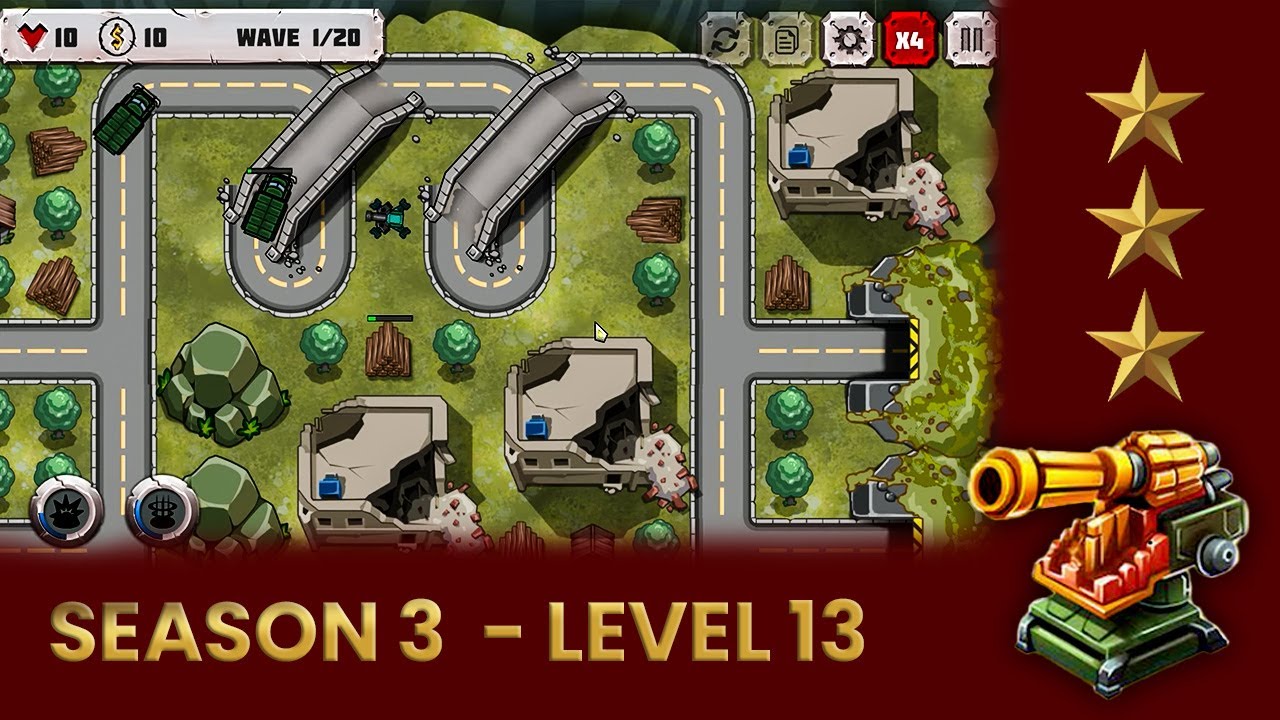 Battle Strategy: Tower Defense - Season 3 Level 13 Walkthrough