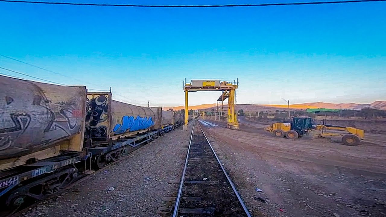 [Cab Ride] Viaje en 360° desde la cabina del Tren de la Basura - KDM Chile. (EMD Locomotive)