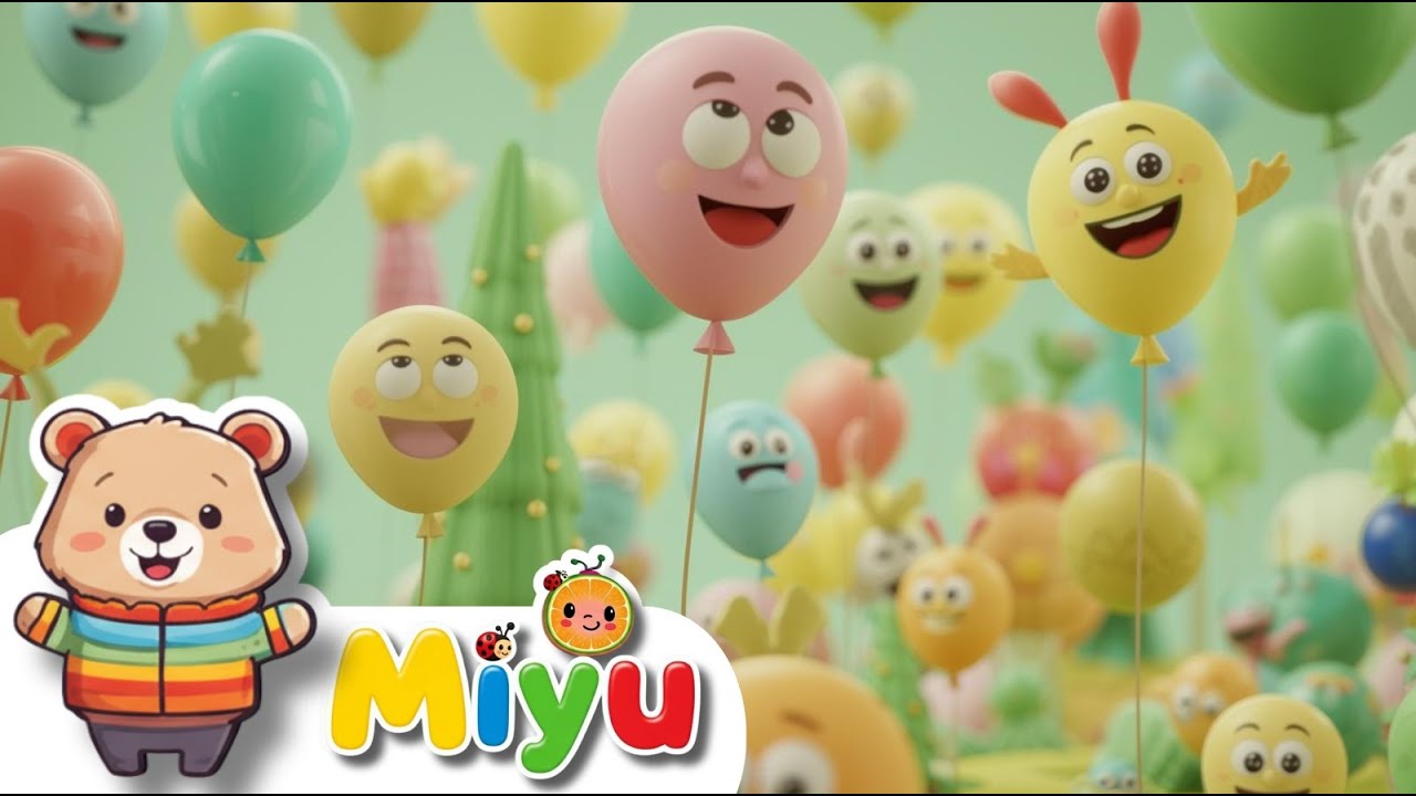 🌈🎶 Impara Giocando! Le Canzoni Più Belle per Bambini: Palloncini, Rane, Anatre e Scimmie Allegre