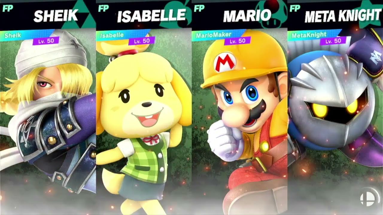 Super Smash Bros Ultimate Amiibo Fights Poll Fighters Tourney 2 December Week 1