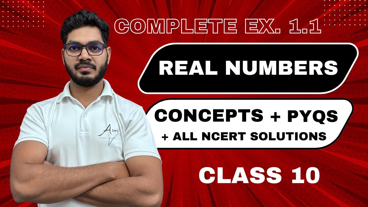 Ex 1.1 Real numbers Class 10 Concepts, Exercise Solutions and PYQs related tp Ex 1.1 || Rajeev Kumar