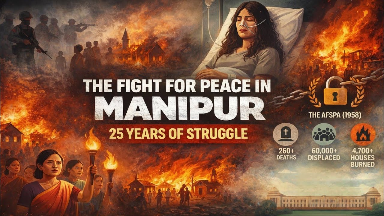 Manipur Crisis Explained: AFSPA, Irom Sharmila & the 2023 Ethnic Violence  #manipur #india #history
