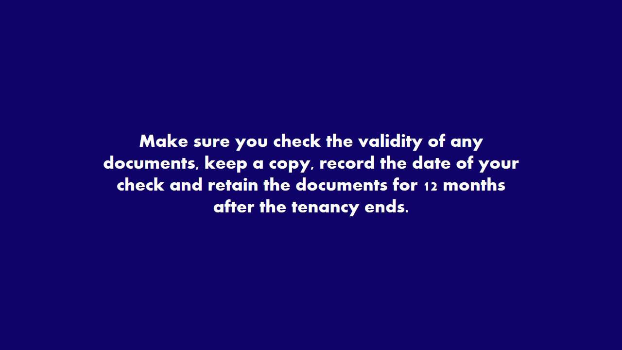 How to perform right to rent immigration checks for landlords