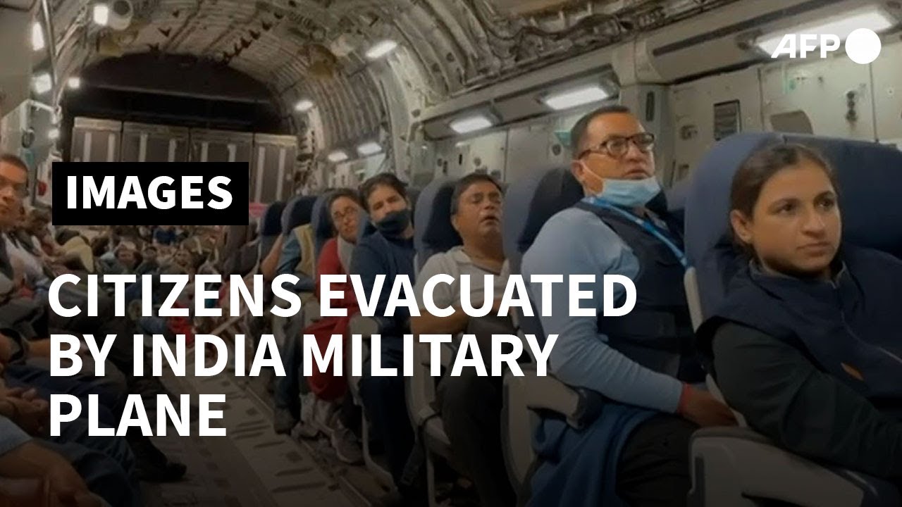 India military flight evacuates citizens from Afghanistan | AFP