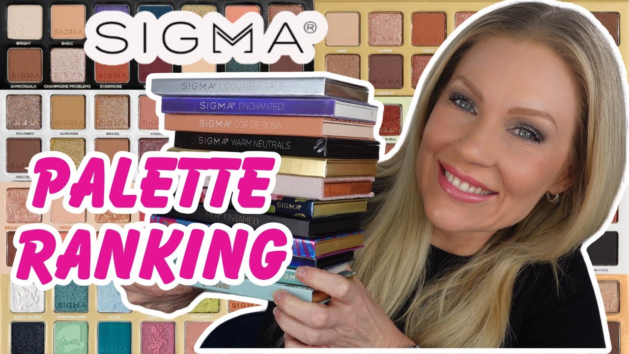Ranking All of My Sigma Beauty Eyeshadow Palettes \ Which Ones Do I Recommend?