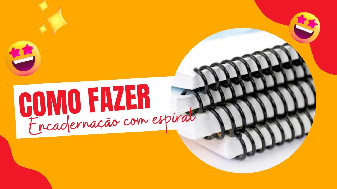 Como fazer Encadernação com espiral | Caderno de espiral personalizado