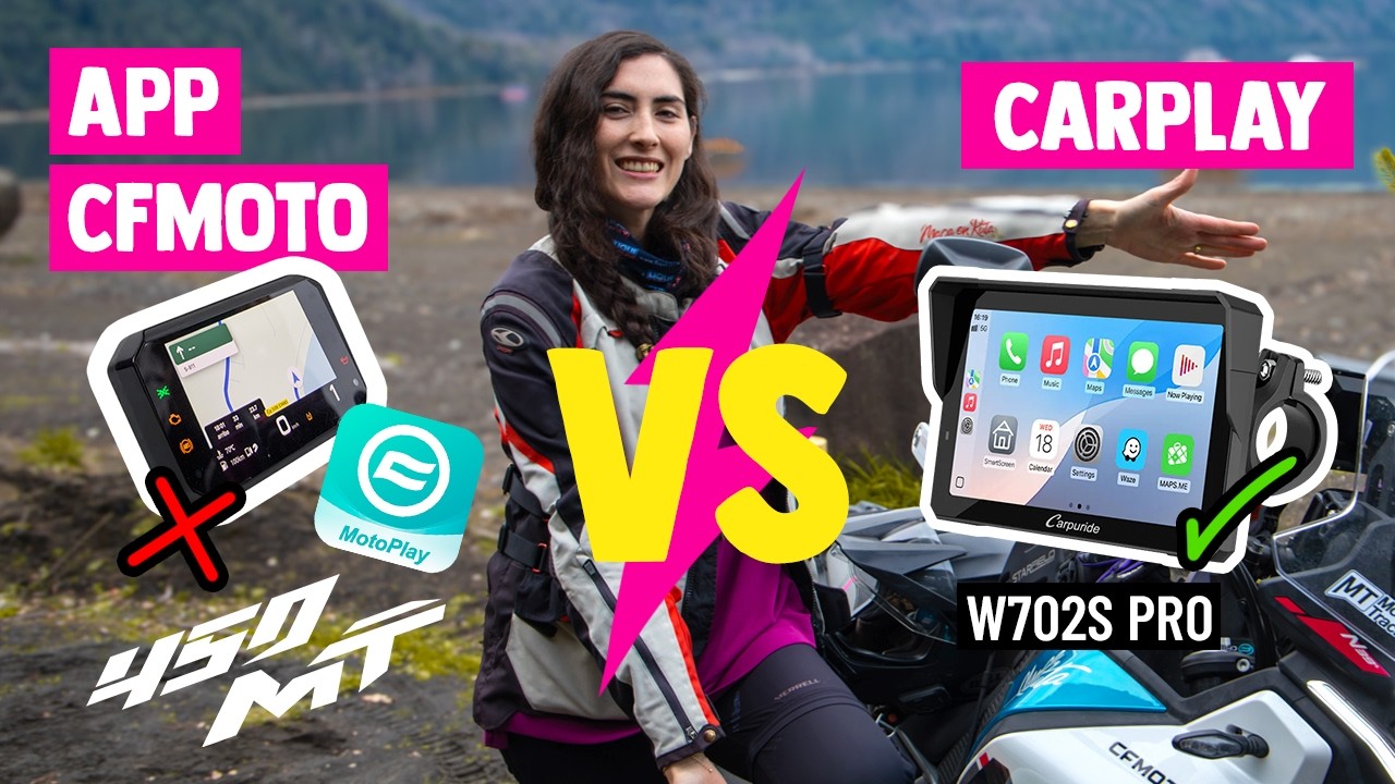 Review REAL &iquest;Carplay v/s Motoplay de CF MOTO? 😨 Carpuride W702 PRO+ TPMS #7