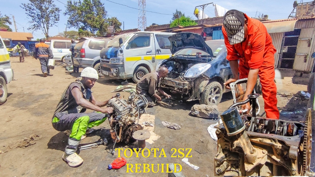Toyota 2SZ Engine Overhaul From Heavy Smoke to Perfect Running