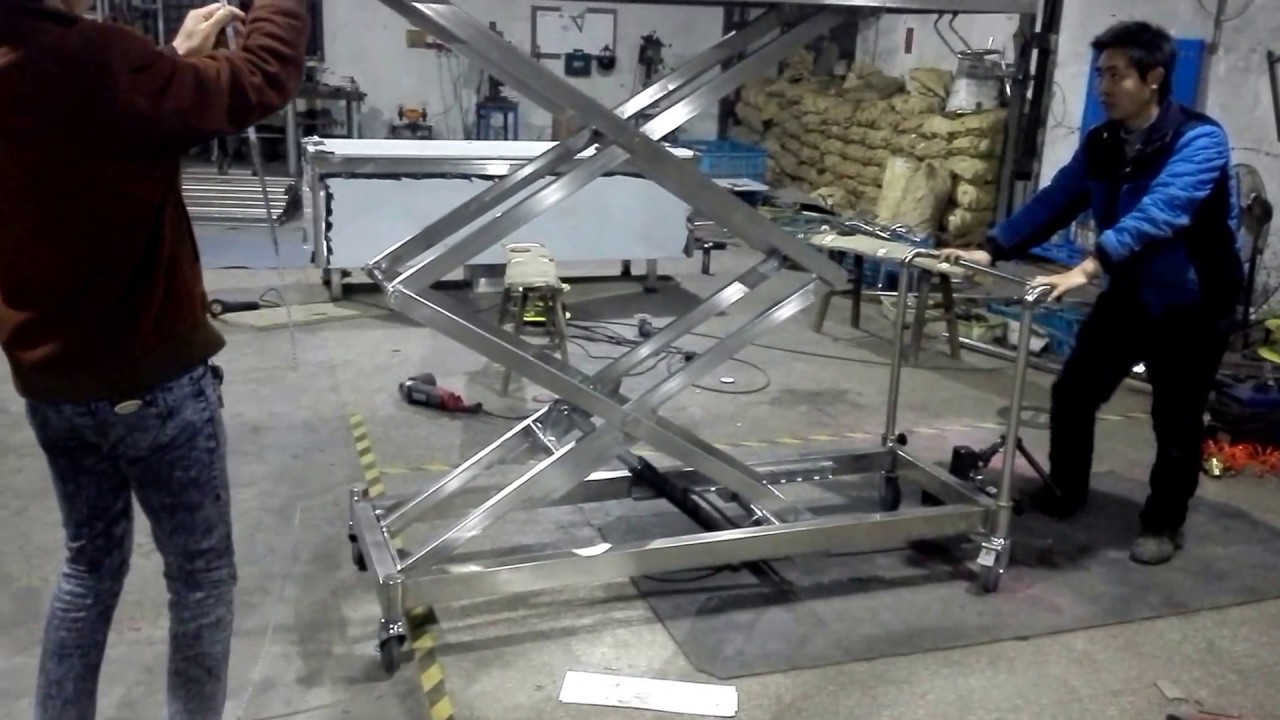 Mortuary lift stretcher trolley (Hydraulic) up to 2m demo