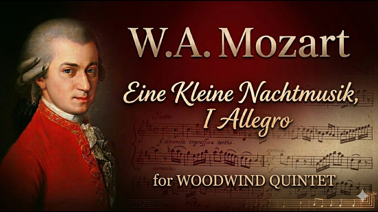 Mozart | Eine Kleine Nachtmusik - I Allegro | for wind quintet