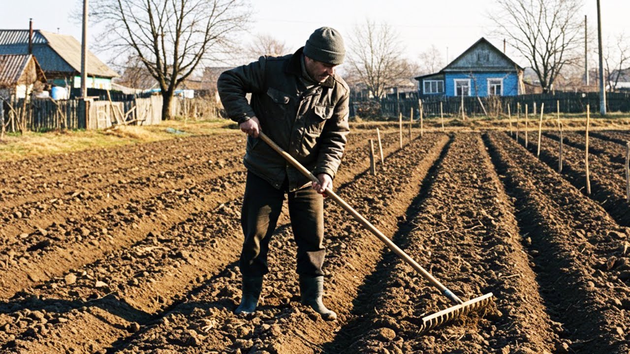 Жизнь в отдаленной деревне | Посадка гороха и моркови вручную