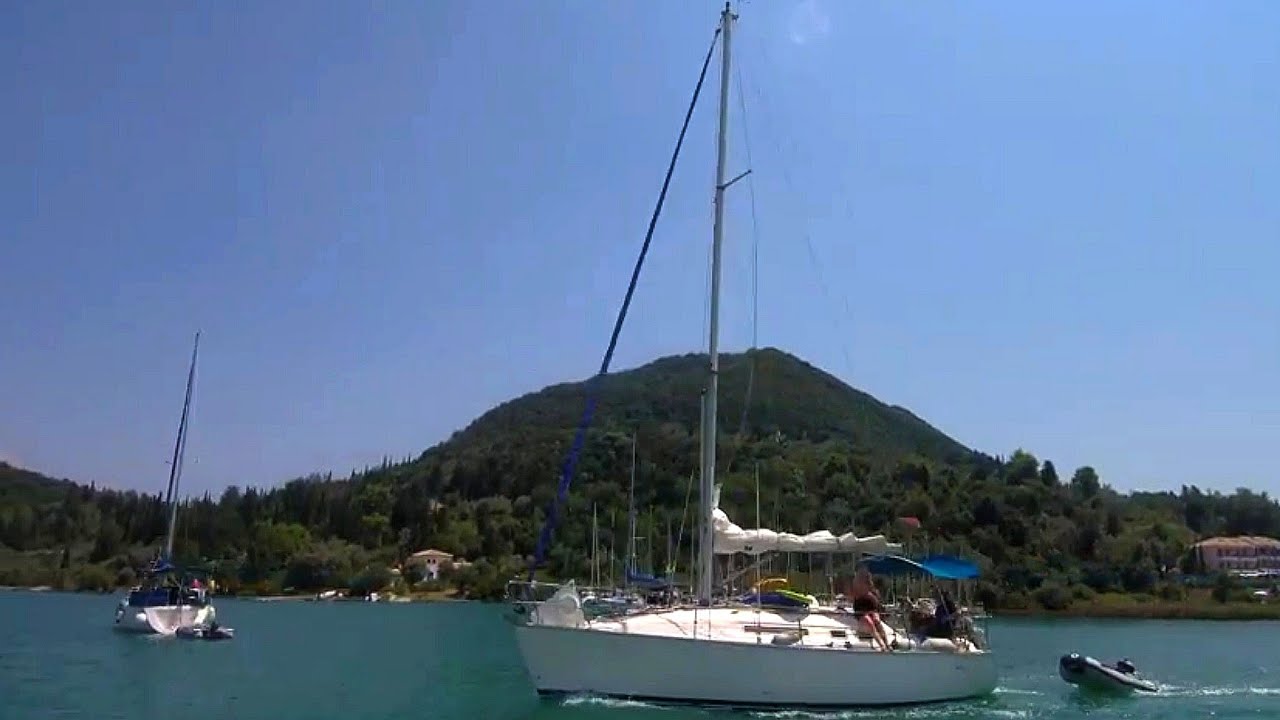 Sailing in Lefkada - Nidri Νυδρί - Γένι με ταχύπλοo Nidri - Geni with speedboat Lefkada