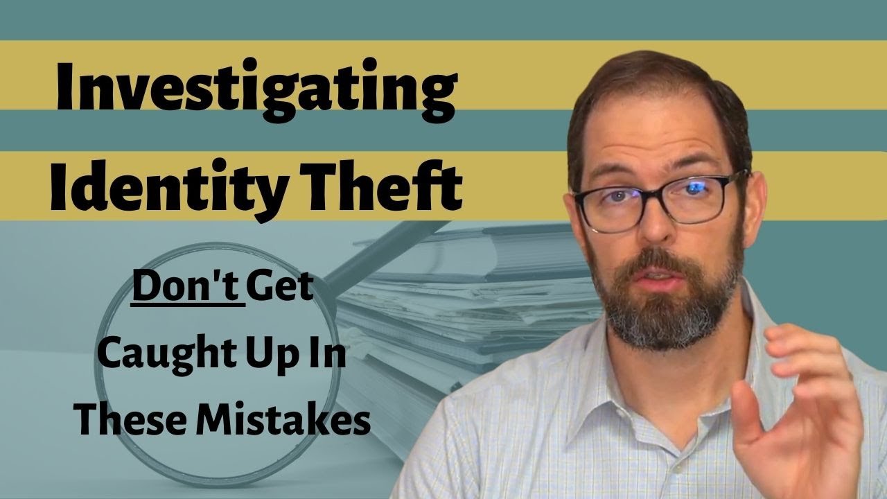 # 1 Mistake People Make! - Identity Theft Investigations