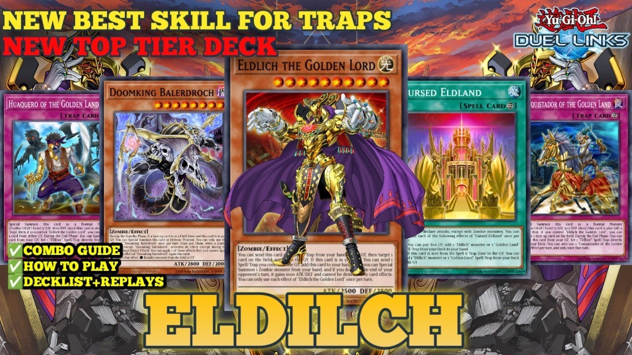 [ELDLICH] WITH NEW SKILL FOR IT BEST WAY TO PLAY (Combo Guide & Replays) IN YU-GI-OH DUEL LINKS.