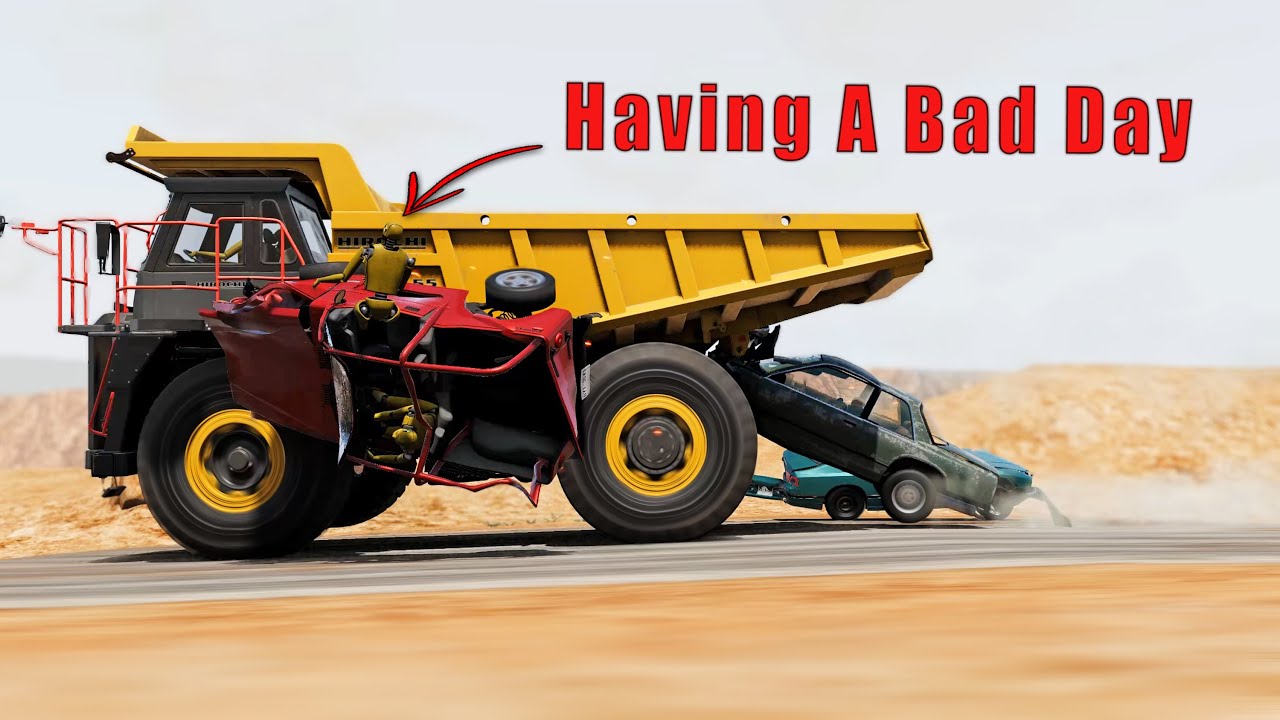 BeamNG Drive - Cars vs RoadRage #41