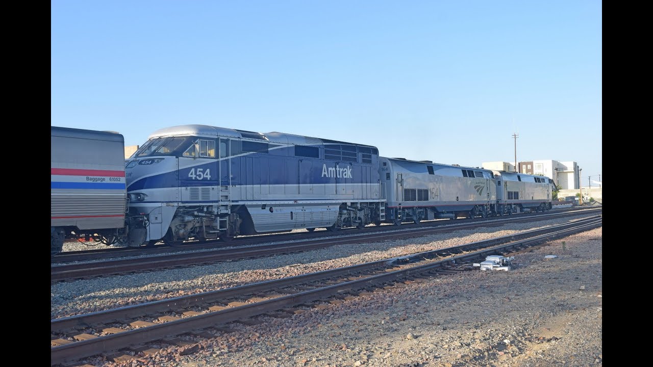 6-30-18!! Railfanning Fullerton!! Saying good bye to AMTK 454, BNSF action and MORE!!