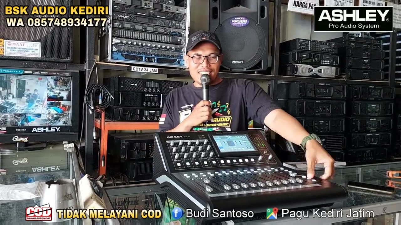 CEKSOUND MIXER DIGITAL ASHLEY MVR - 16 SEBELUM KIRIM BULELENG BALI