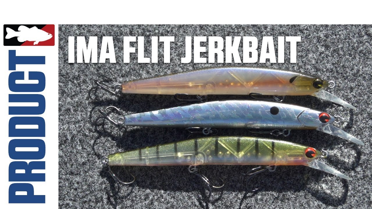 New Ima Flit Jerkbait Colors with Todd Kline