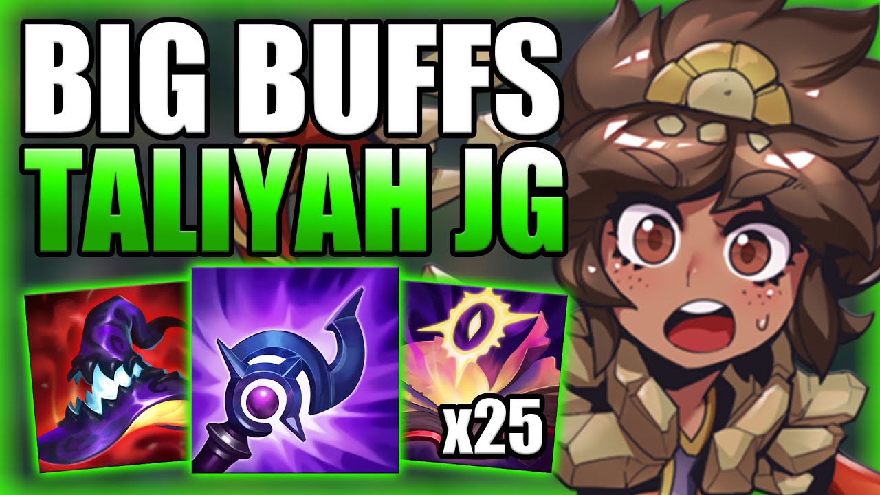 HOW TO PLAY TALIYAH JUNGLE & HARD CARRY AFTER THE BUFFS! - Best Build/Runes Guide League of Legends