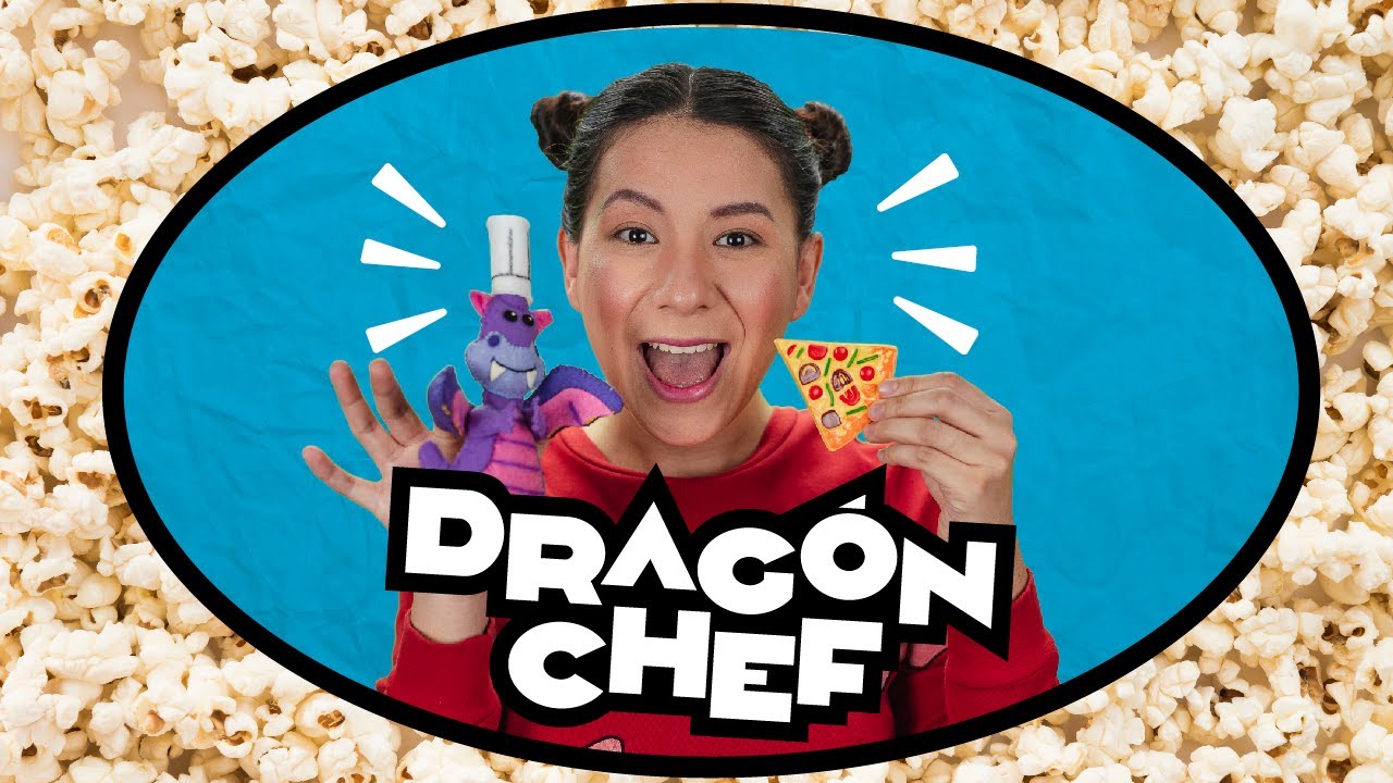 Cuento Infantil Dragon Chef 👨🏻‍🍳🐲🍿🍕📚🥞💜