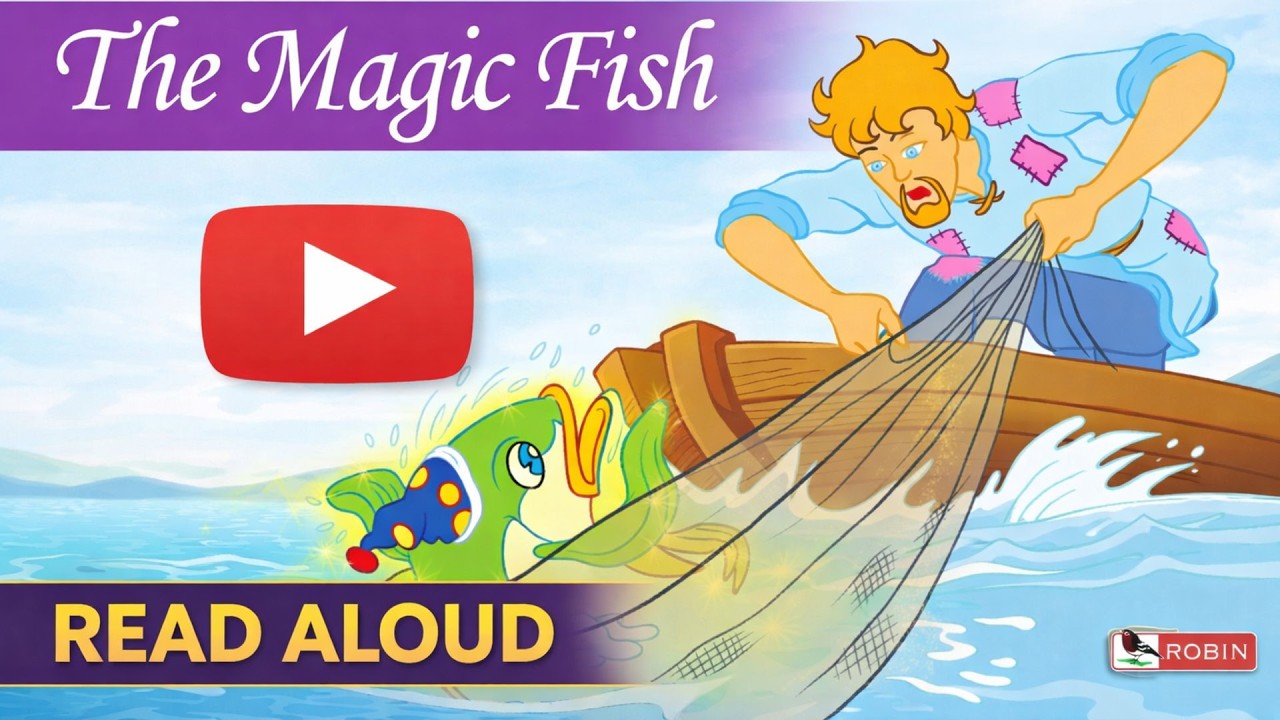 The Magic Fish | English Fairy Tale Read Aloud for Kids | Let's Read | I Can Read