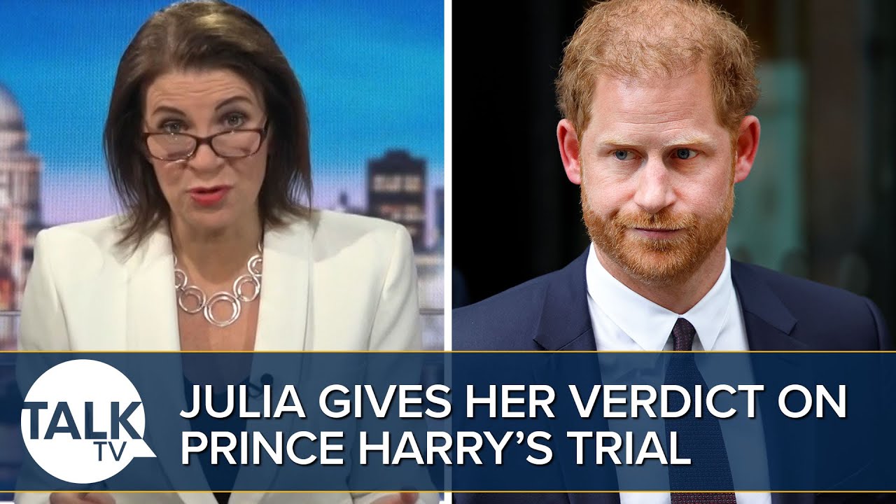 “His Life Is Private, Except When He's Being Paid!” Julia Hartley-Brewer On Prince Harry's Trial