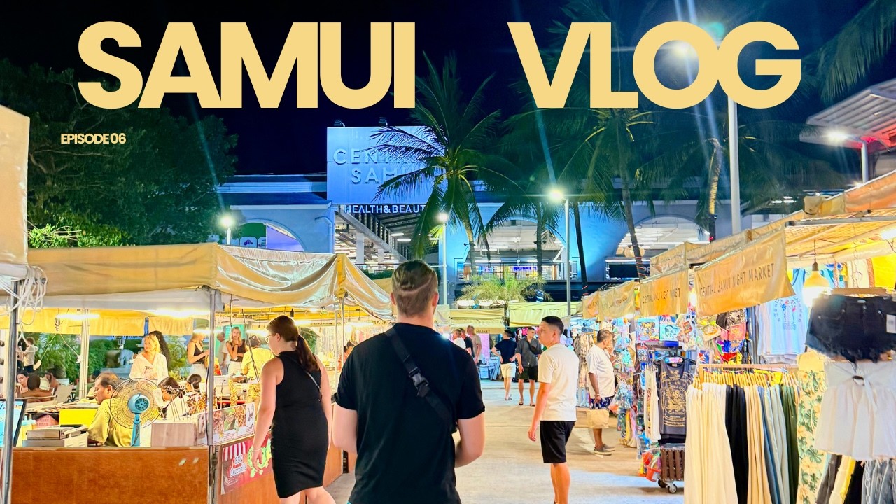 NIGHT MARKET & HIKING THROUGH A JUNGLE IN SAMUI