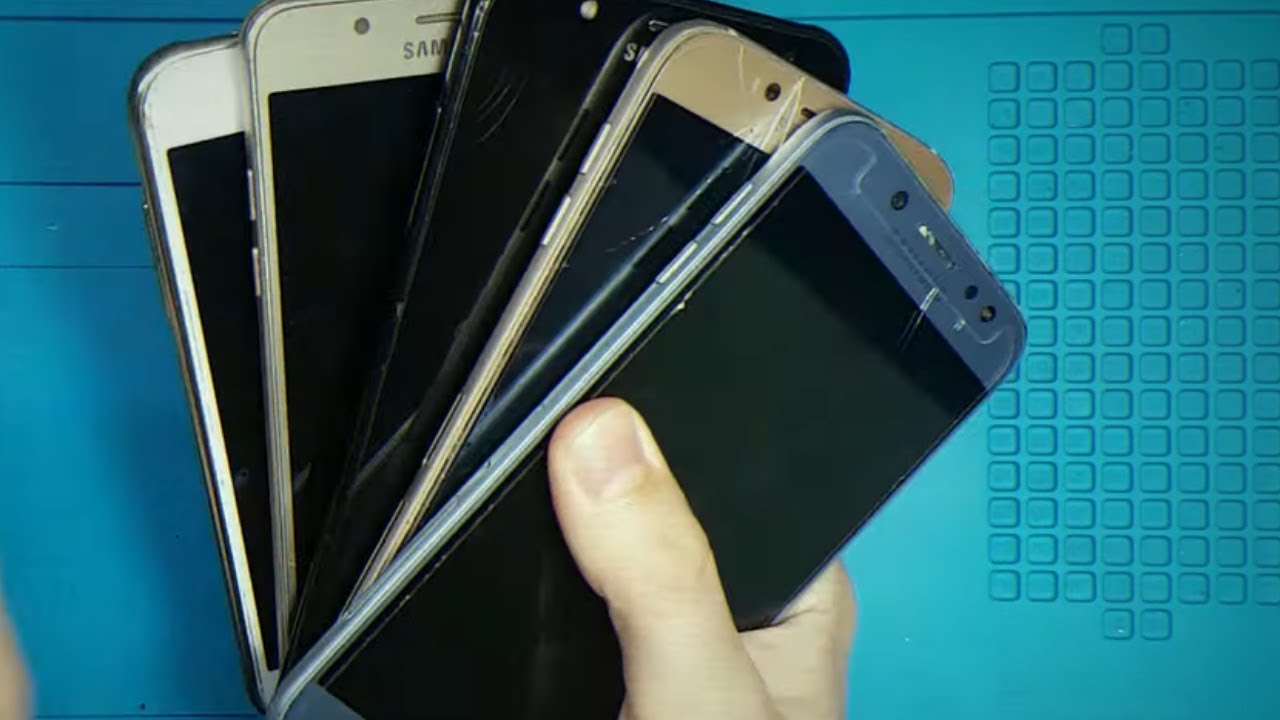 TOPLU 6 GSM Samsung J7 Pro Ekran Değişim Cep Telefonu Tamiri