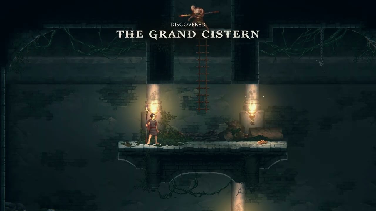 God of War Sons of Sparta - A Lost Lion: Meet Deimos at Typhon's Hole Cutscene | Enter Grand Cistern