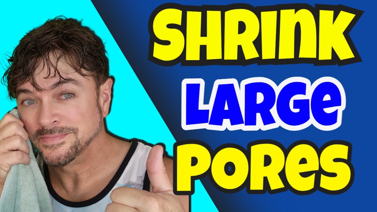 How to SHRINK Enlarged PORES on the Face, Nose, and Chin | #shorts