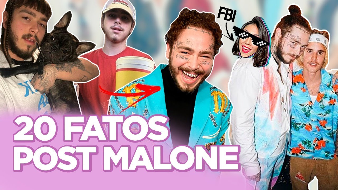 POST MALONE: ANTES DA FAMA, TATTOOS, TROLLADO PELO BIEBER, ESTREIA NO CINEMA... | Foquinha FBI