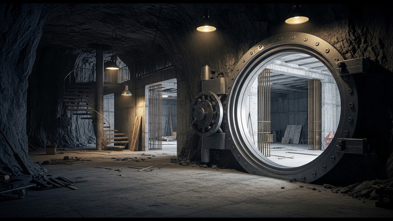 ASMR AI Luxury Lifestyle Journey from Zero to Ultra-Luxury &ndash; Swiss Bank Vault Mansion Concept