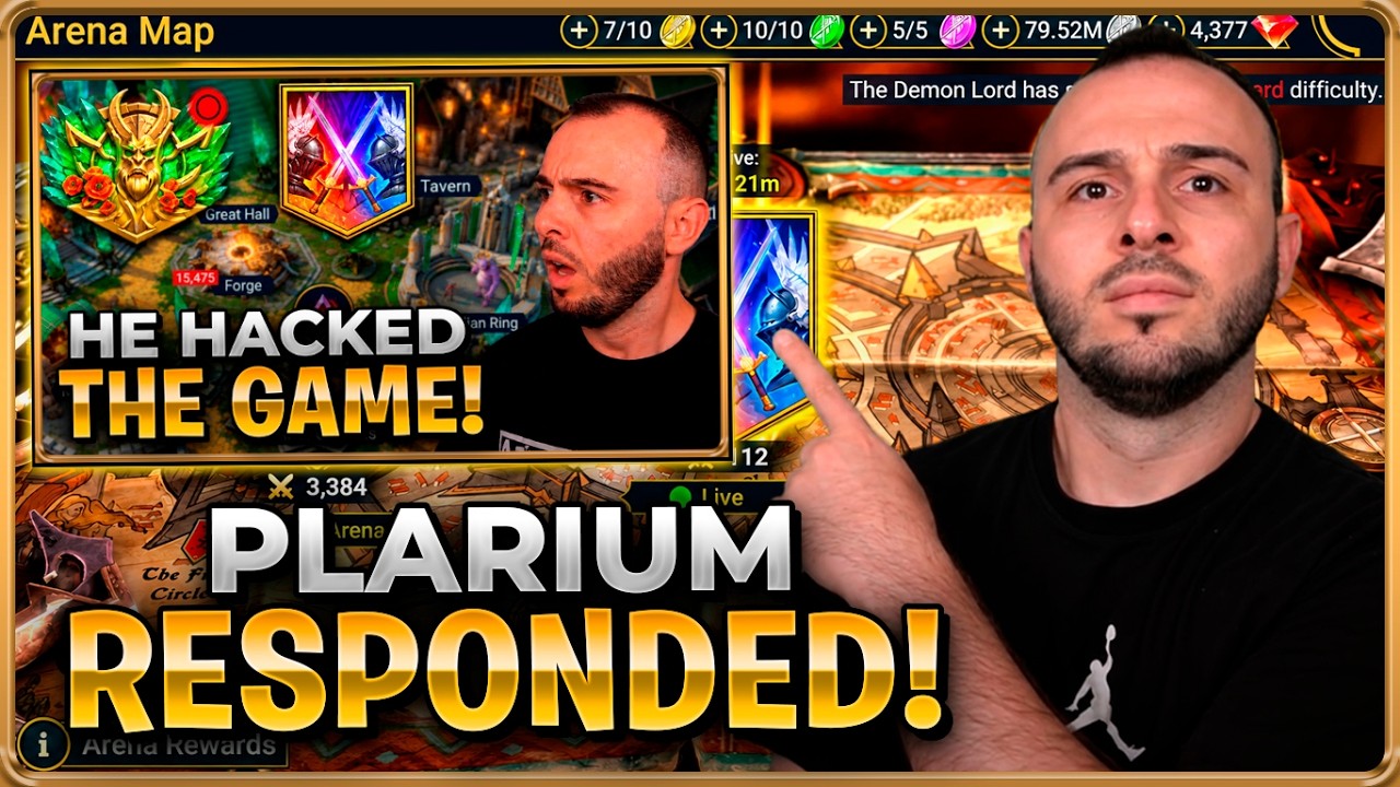 GAME OVER!! Plarium Responded To The Cheating Situation... Raid: Shadow Legends