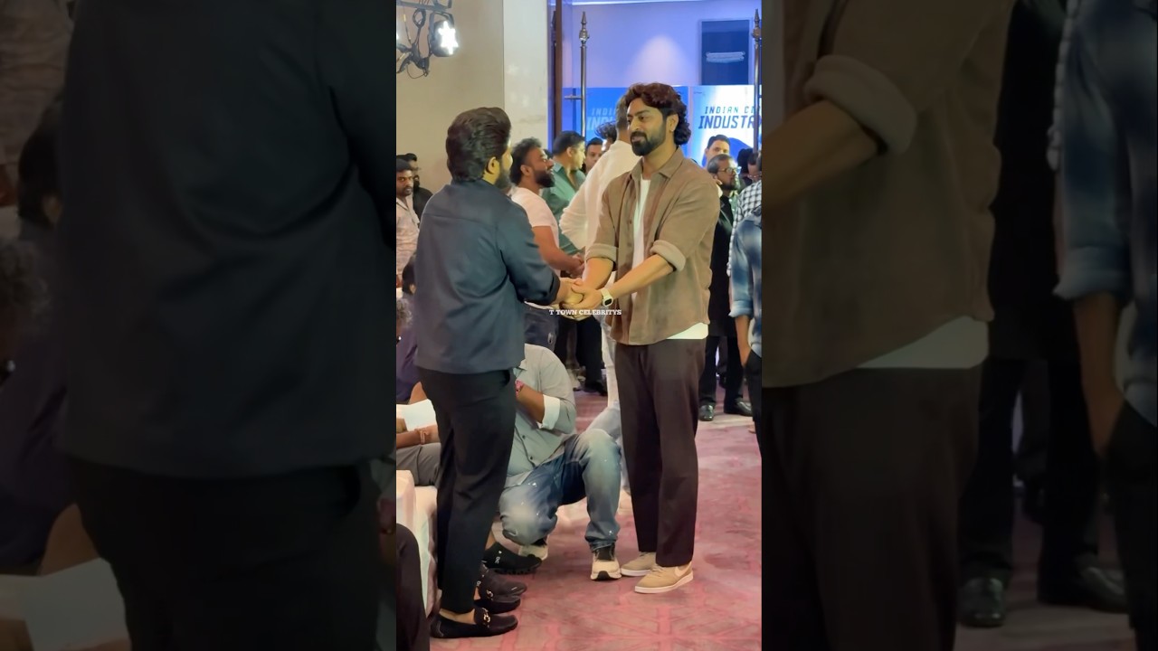 Pushpa 2 Villain SRITEJ With Allu Arjun | Pushpa 2 therule fame Sritej | T Twon Celebrity’s ￼