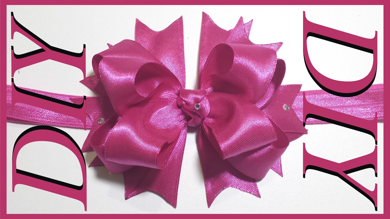 Como Hacer Lazos DIY #48 Encantador Lazo en Cinta Raso