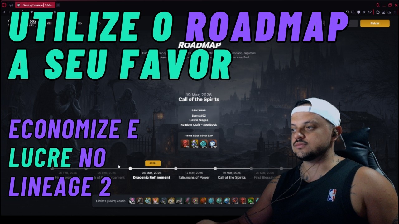 COMO ECONOMIZAR E LUCRAR NO LINEAGE 2 UTILIZANDO O ROADMAP - SERVIDOR ZGAMING