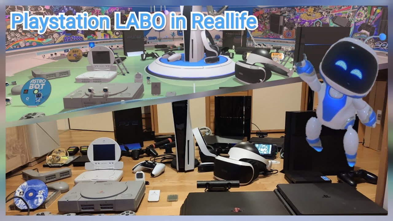 Astro's Playroom | Playstation Labo in Reallife | PS5 Anniversary