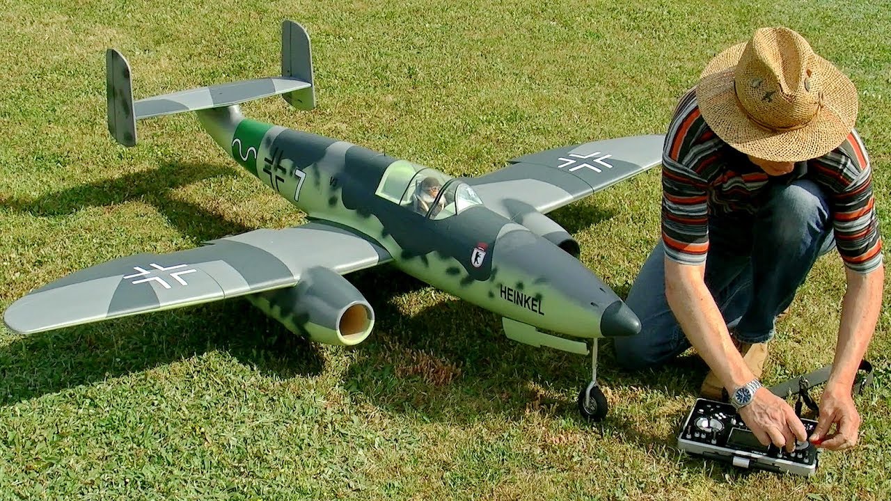 RC HEINKEL HE-280 JET FIGHTER EDF ELECTRO FLIGHT DEMONSTRATION / Ragow Germany 2017