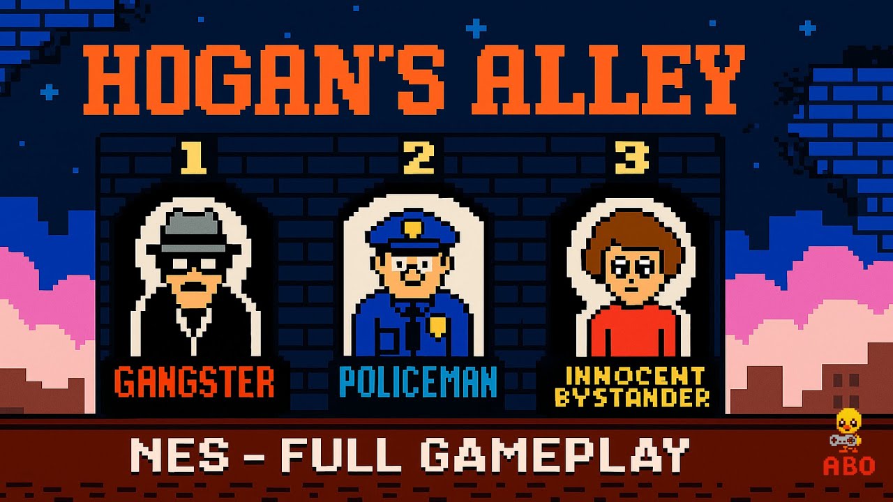 🎮 Hogan's Alley (NES) – Full Gameplay [No Commentary | 4K 60FPS]