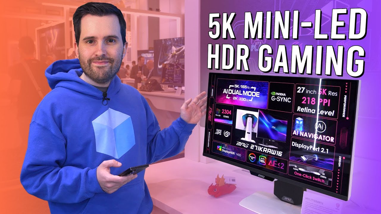 5K Gaming Might Actually Be Good? - 2304 Zone Mini-LED Hands-on at MSI
