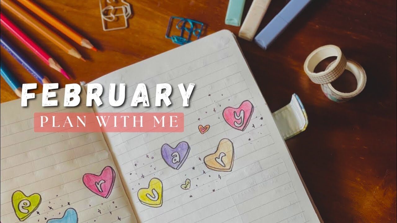 PLAN WITH ME | February 2026 Bullet Journal Setup | Simple & Beginner friendly 🩷