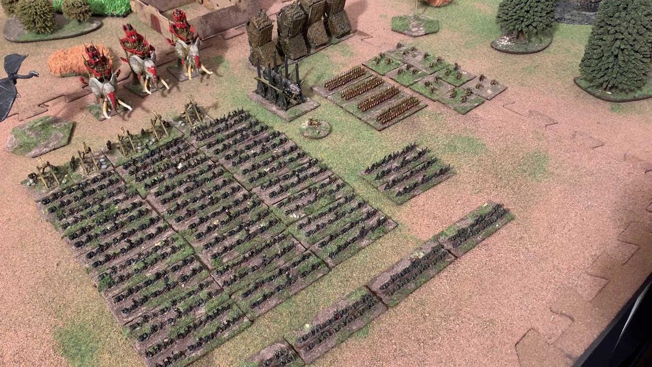 Wargames 6mm miniatures lord of the rings evil army