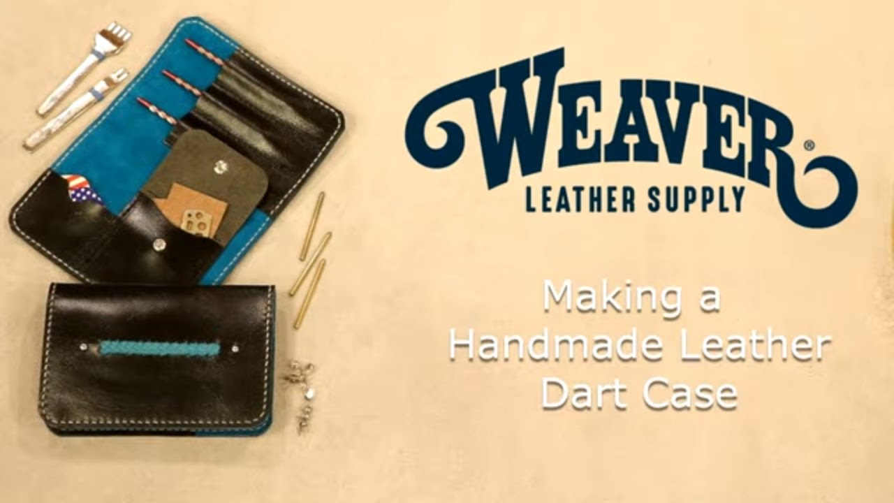 Making a Handmade Leather Dart Case