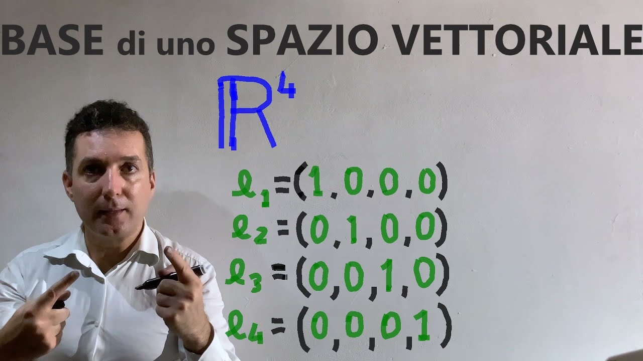 Base di uno spazio vettoriale .Come verificare una base .Teoria ed esempi algebra lineare