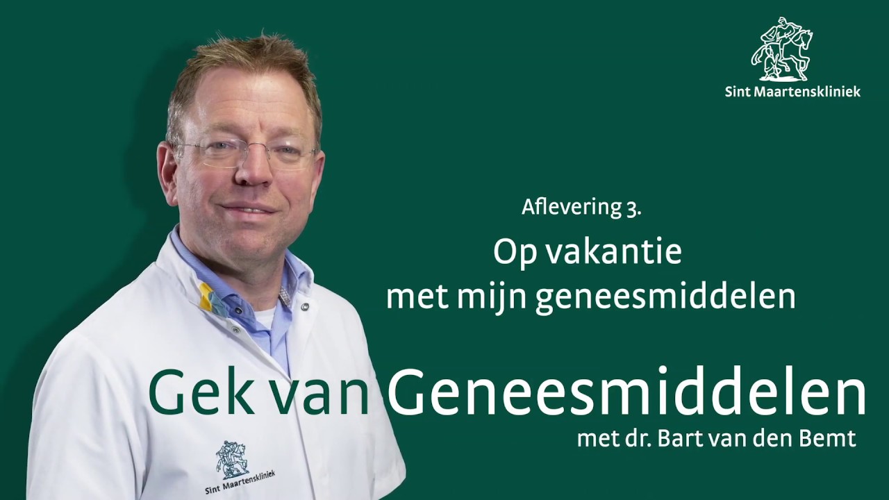 Op vakantie met medicijnen