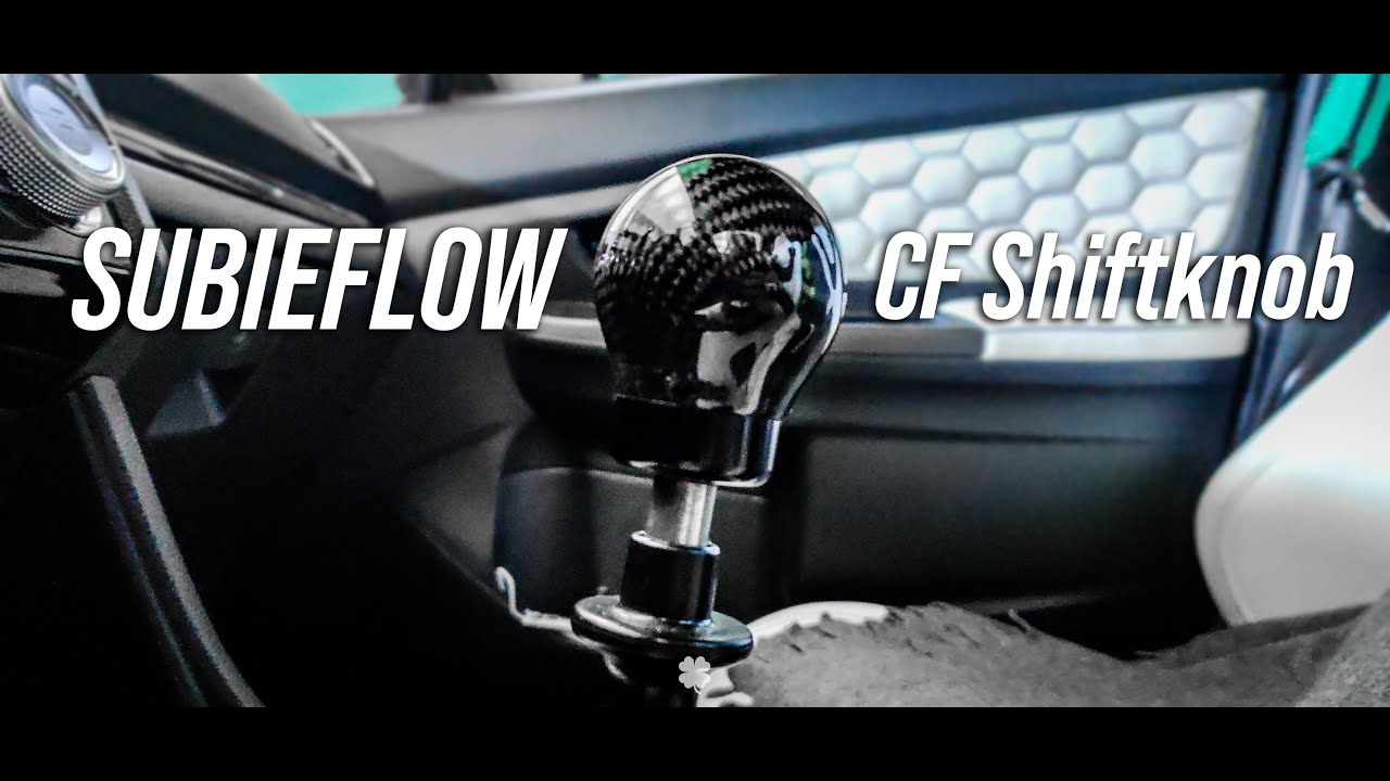 SubieFlow CARBON FIBER SHIFT KNOB | Install