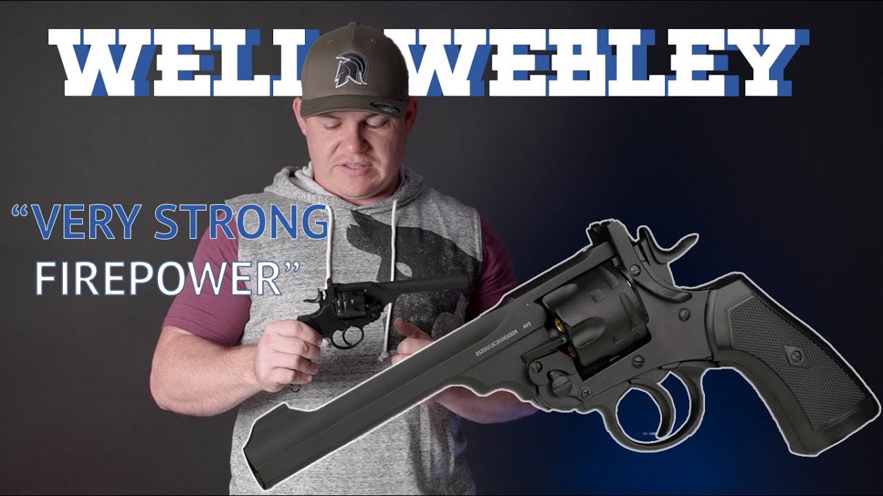 The Well Webley Revolver  - M4A1 Gel Blaster Review