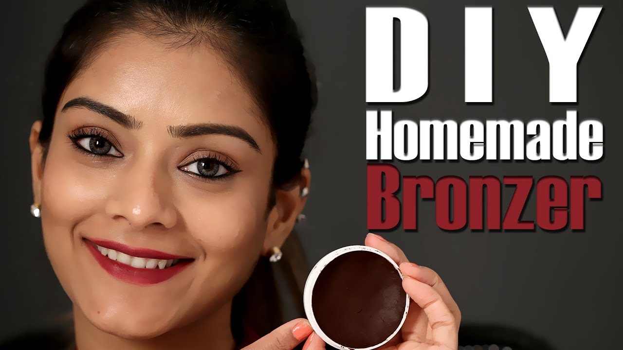 DIY Homemade Bronzer | How to Make Bronzer At Home | Homemade Natural Bronzer | Foxy Makeup Tutorial