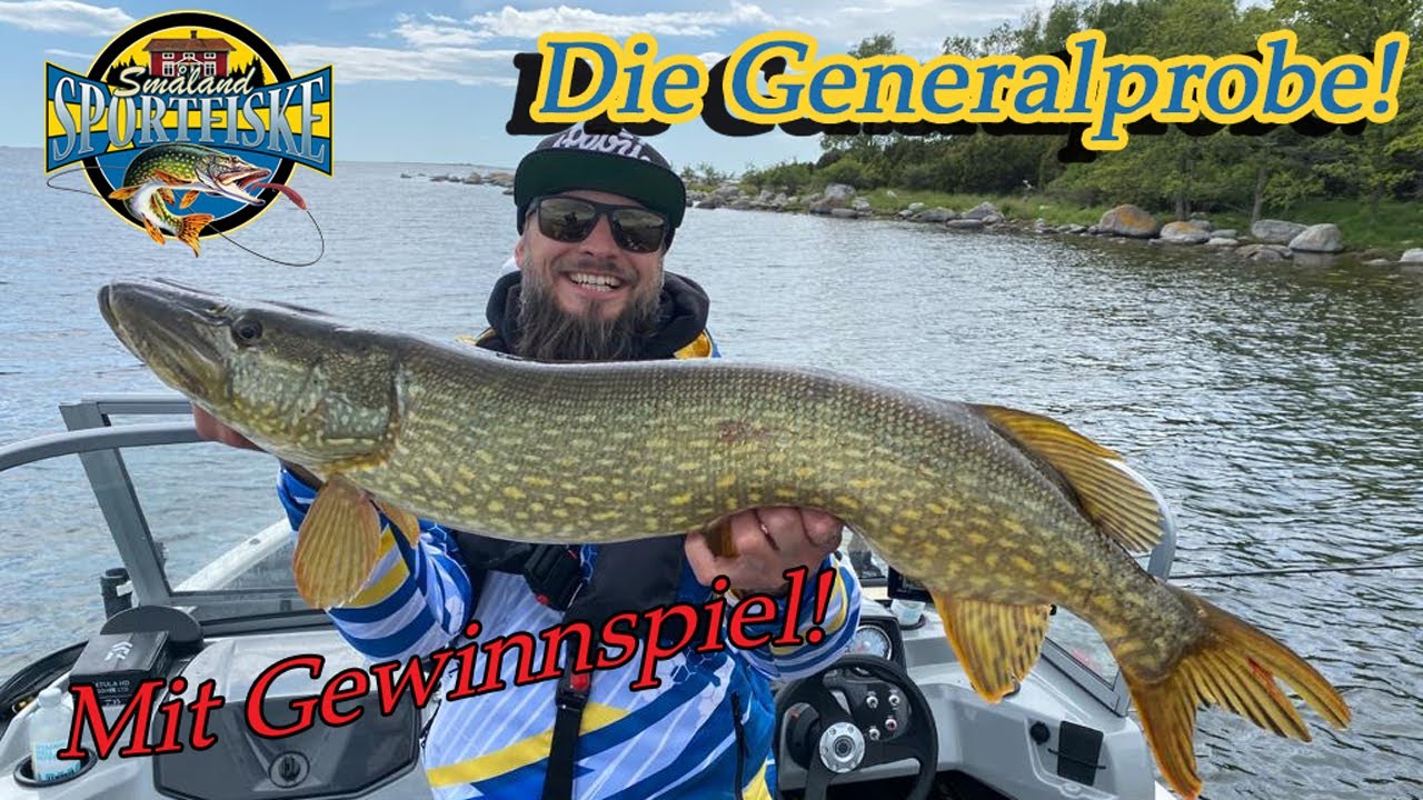 Die Generalprobe! Angeln mit Sm&aring;land Sportfiske in den Sch&auml;ren!