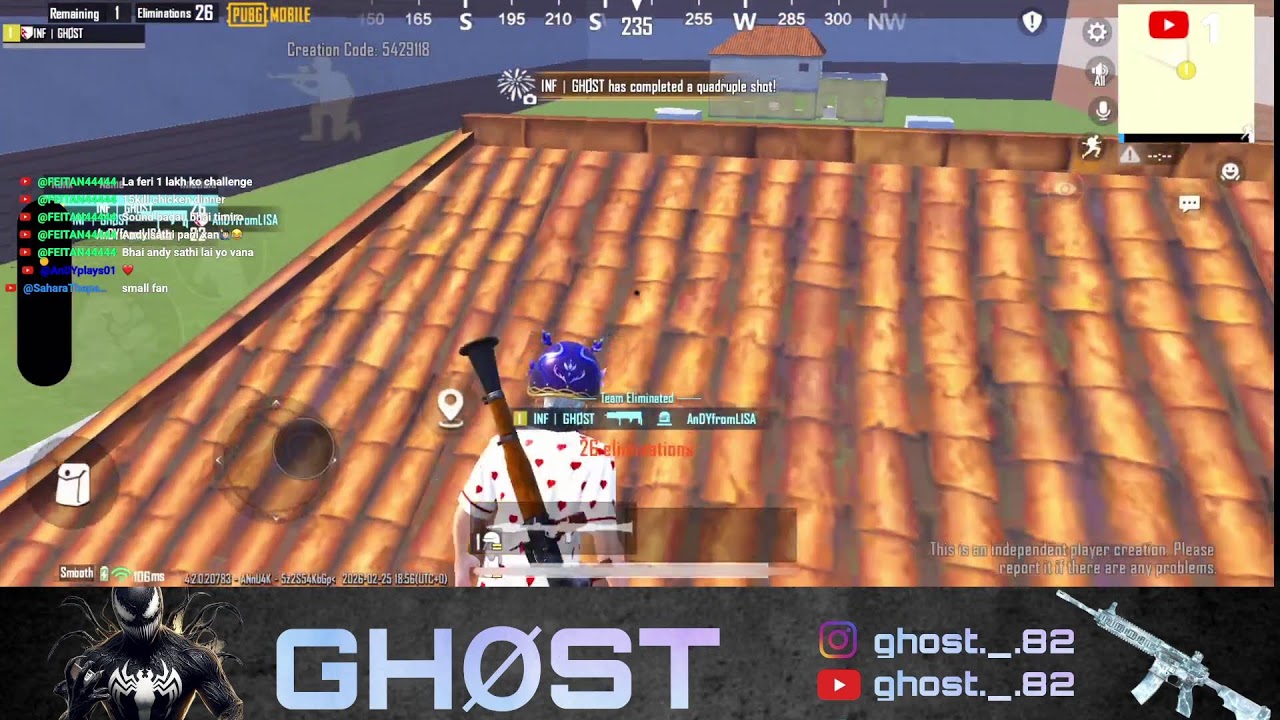 PUBG Ulitmate Royal live